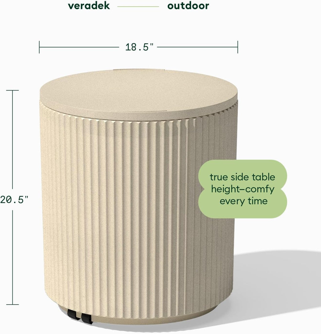 Outdoor Cooler Side Table
