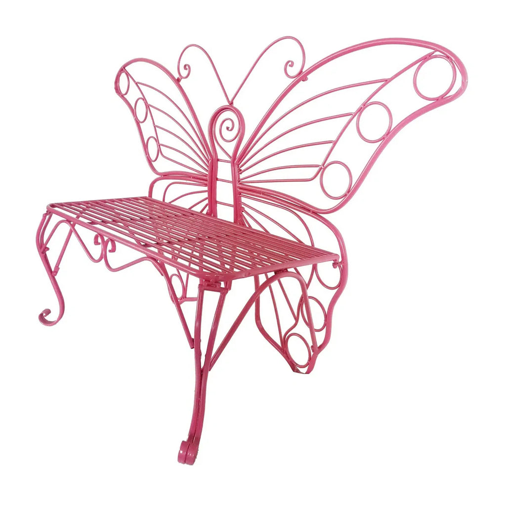 Pink Butterfly Bench