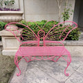 Pink Butterfly Bench