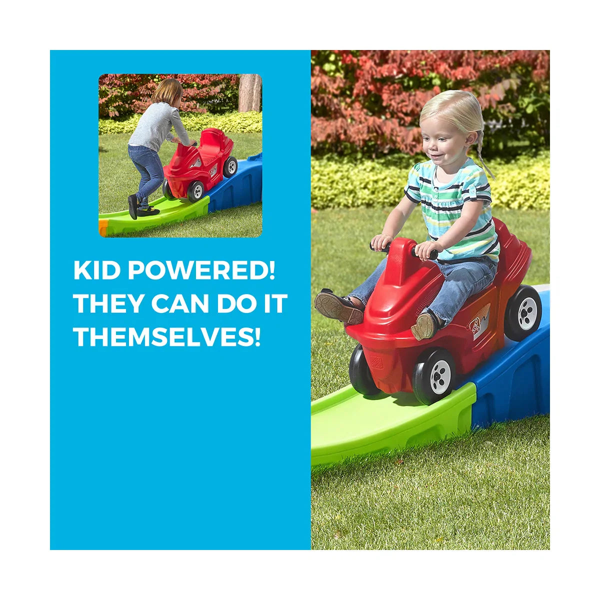 Up and Down Outdoor Kids Roller Coaster