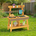 Outdoor Mud Kitchen for Kids Wooden Play Kitchen Toy